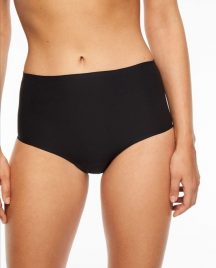 Slip bikini high waist Chantelle soft stretch μαύρο