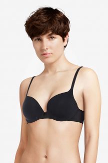 Σουτιέν μπανέλα επένδυση μαύρο push up Essential Chantelle