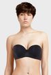 Σουτιέν strapless Essential μπανέλα επένδυση μαύρο Σουτιέν strapless Essential μπανέλα επένδυση μαύρο