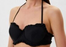 Set Μπικίνι επένδυση μπανέλα μαύρο Blugirl