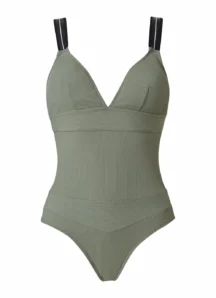 Ολόσωμο Χακί Ριμπ Renee Stefania Frangista