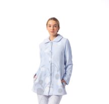 Ζακέτα ρόμπα γαλάζια fleece Senoreta by Egatex Ζακέτα ρόμπα γαλάζια fleece Senoreta by Egatex
