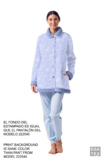 Ζακέτα ρόμπα βελούδινη γαλάζια Egatex Ζακέτα ρόμπα βελούδινη γαλάζια Egatex