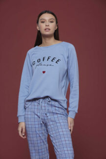 Πιζάμα γαλάζια καρό Noidinotte Πιζάμα γαλάζια καρό Noidinotte