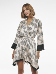 Νυχτικό σατέν floral Lida Lingerie