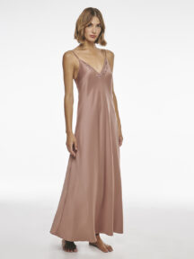 Πυζάμα σατέν caramel Lida Lingerie