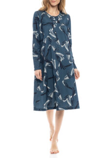 Νυχτικό blue leaf Pink Label