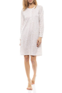 Νυχτικό μπεζ leopard Pink Label